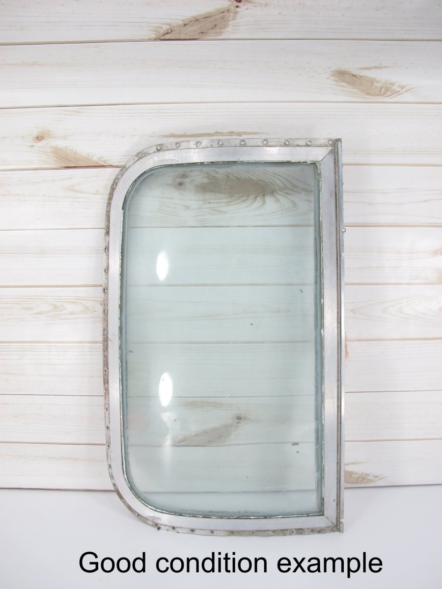 Airstream Curb Side Front Double Pane Glass/Glass Curved Wing Window for Mid 70s + Trailer - ZeereeZ