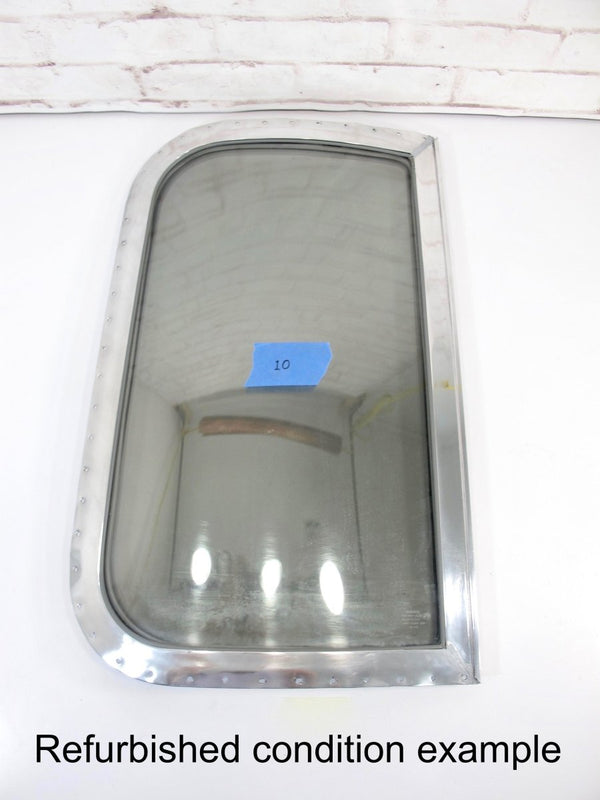 Airstream Curb Side Front Double Pane Glass/Glass Curved Wing Window for Mid 70s + Trailer - ZeereeZ