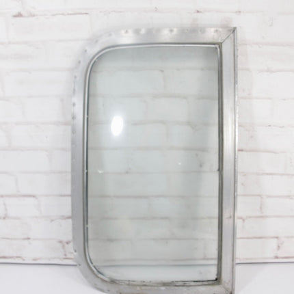 Airstream Curb Side Front Double Pane Glass/Glass Curved Wing Window for Mid 70s + Trailer - ZeereeZ