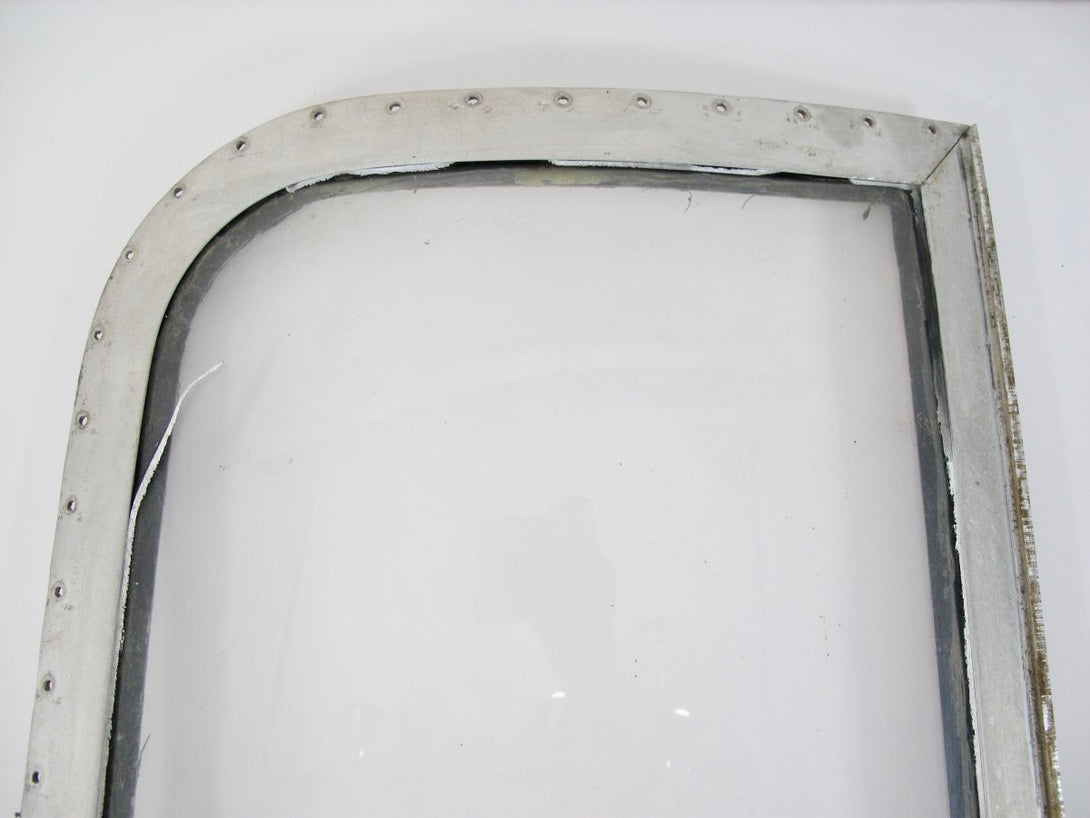 Airstream Curb Side Front Single Pane Lexan Plexiglass Curved Wing Window for 1970s - 80s Trailers - ZeereeZ