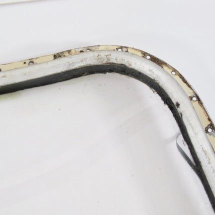 Airstream Curb Side Front Single Pane Lexan Plexiglass Curved Wing Window for 1970s - 80s Trailers - ZeereeZ