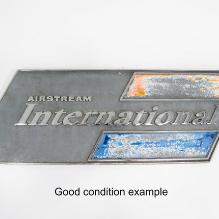 Airstream International Replacement 12 Inch Side Logo Badge for Late 60s - 80s Trailers - ZeereeZ