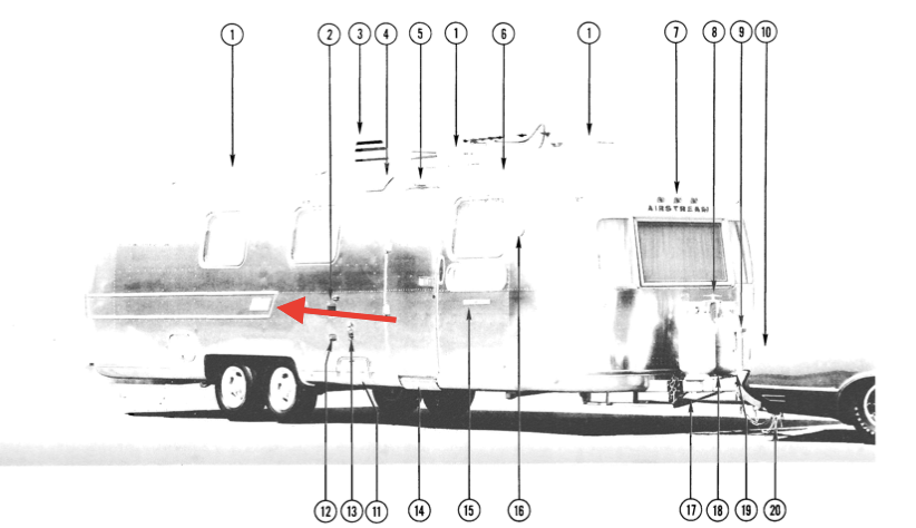 Airstream J / L Shaped Trim End Piece for Late 1970s to 1980s Vintage Trailers - ZeereeZ