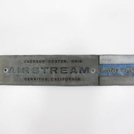 Airstream Land Yacht Jackson Center Ohio Cerritos California Logo Nameplate Badge - ZeereeZ