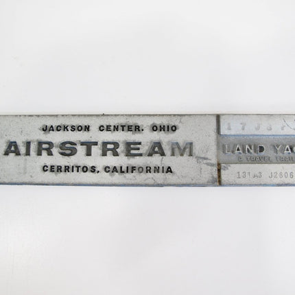 Airstream Land Yacht Jackson Center Ohio Cerritos California Logo Nameplate Badge - ZeereeZ