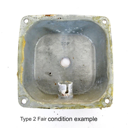 Airstream Late 70s + Left/Right Curb/Street Side Steel 4 - 1/4" Square Tail Light Cup Can - ZeereeZ