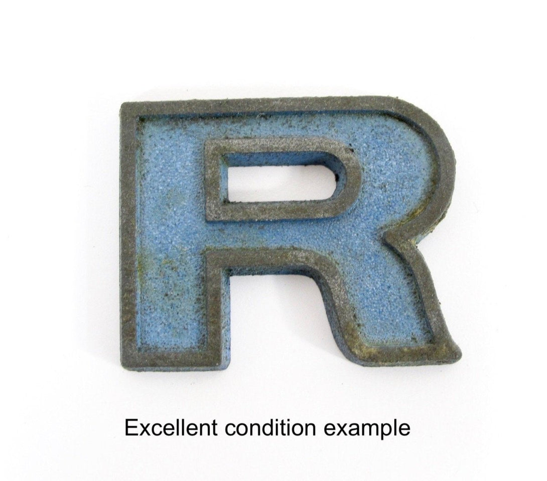 Airstream Logo Badge 2 Inch Letter R from a Vintage Trailer - ZeereeZ