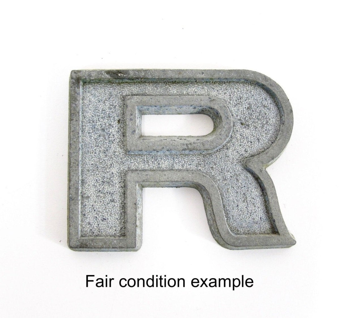 Airstream Logo Badge 2 Inch Letter R from a Vintage Trailer - ZeereeZ