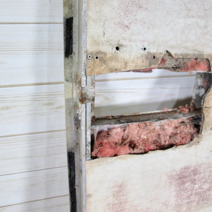 Airstream Original Aluminum Camper Single Hinge Entry Door from 1970s Trailer - ZeereeZ