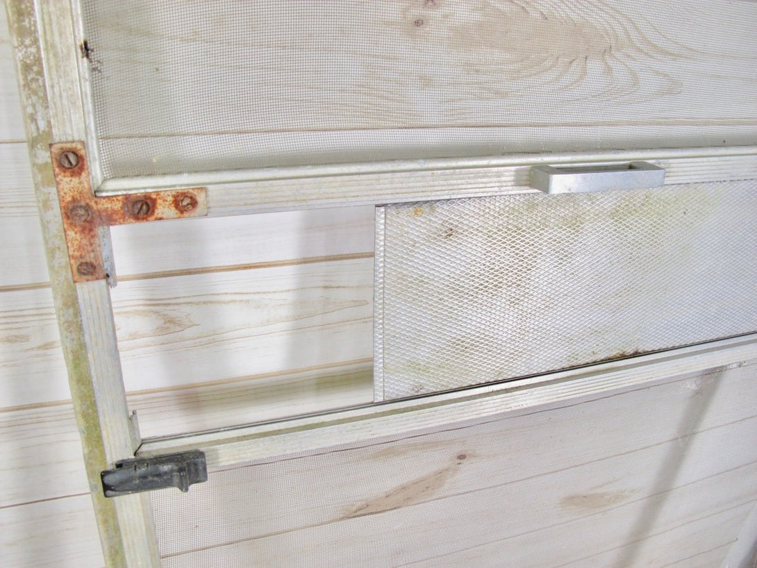 Airstream Original Replacement Single Hinge Aluminum Screen Door for 1969 - Mid 70s Campers - ZeereeZ