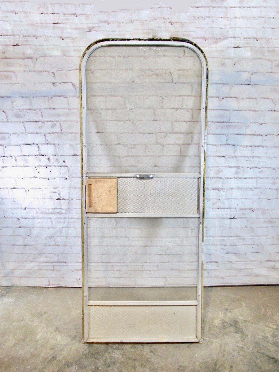 Airstream Original Replacement Two/Double Hinge Aluminum Screen Door for Late 70s to 1980s Campers - ZeereeZ