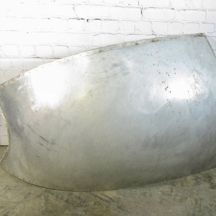 Airstream Original Rounded Aluminum Curb Side Upper Rear Body Panel - ZeereeZ