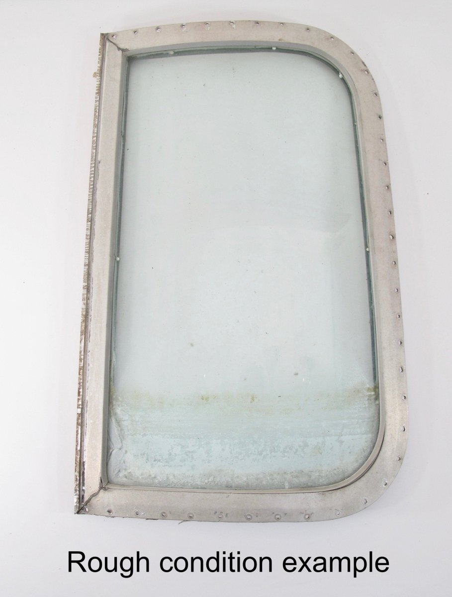 Airstream Street Side Double Pane Glass/Glass Curved Wing Window for Mid 70s + Trailers - ZeereeZ