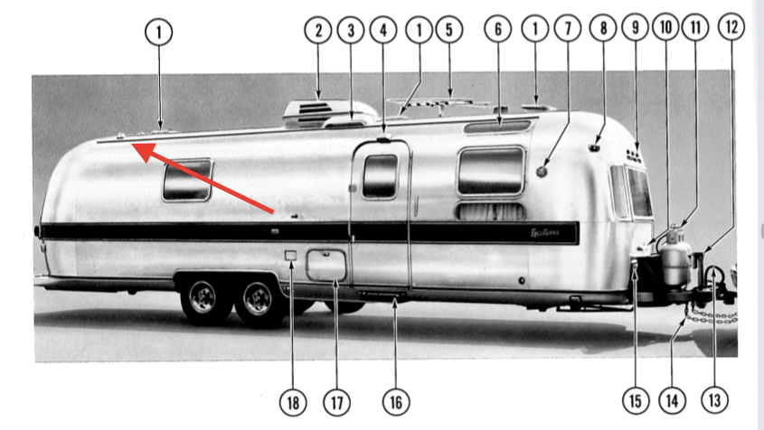 Airstream Vintage Aluminum Plumbing Stack Vent Roof Vent Cover/Cap - ZeereeZ