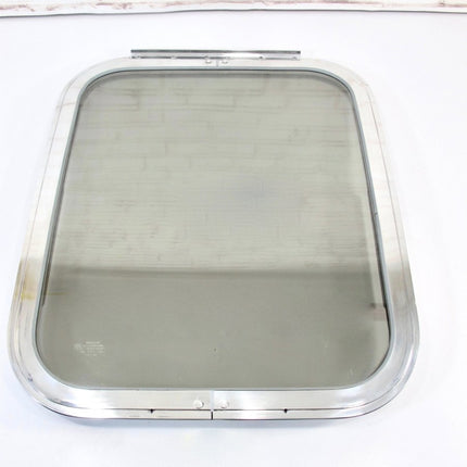 Airstream Vintage Double Pane Curved Glass Side Awning Window 18 x 22 Mid 70s+ - ZeereeZ