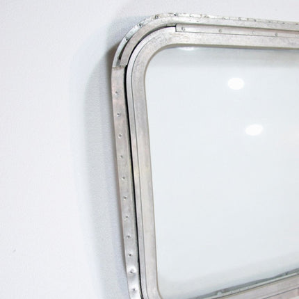 Airstream Vintage Single Pane Curved Glass Side Awning Window Assembly 30 - 1/2 x 22 1969 - Mid 70s - ZeereeZ