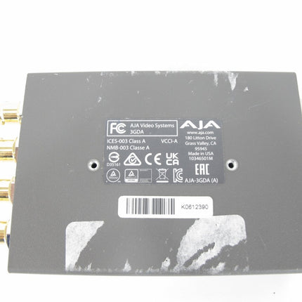 AJA 3GDA 1x6 3G/HD/SD Reclocking Distribution Amp(3G/HD/SD - SDI ins & 6 SDI - ZeereeZ