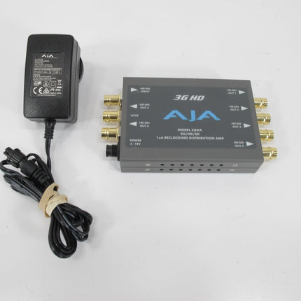 AJA 3GDA 1x6 3G/HD/SD Reclocking Distribution Amp(3G/HD/SD - SDI ins & 6 SDI - ZeereeZ