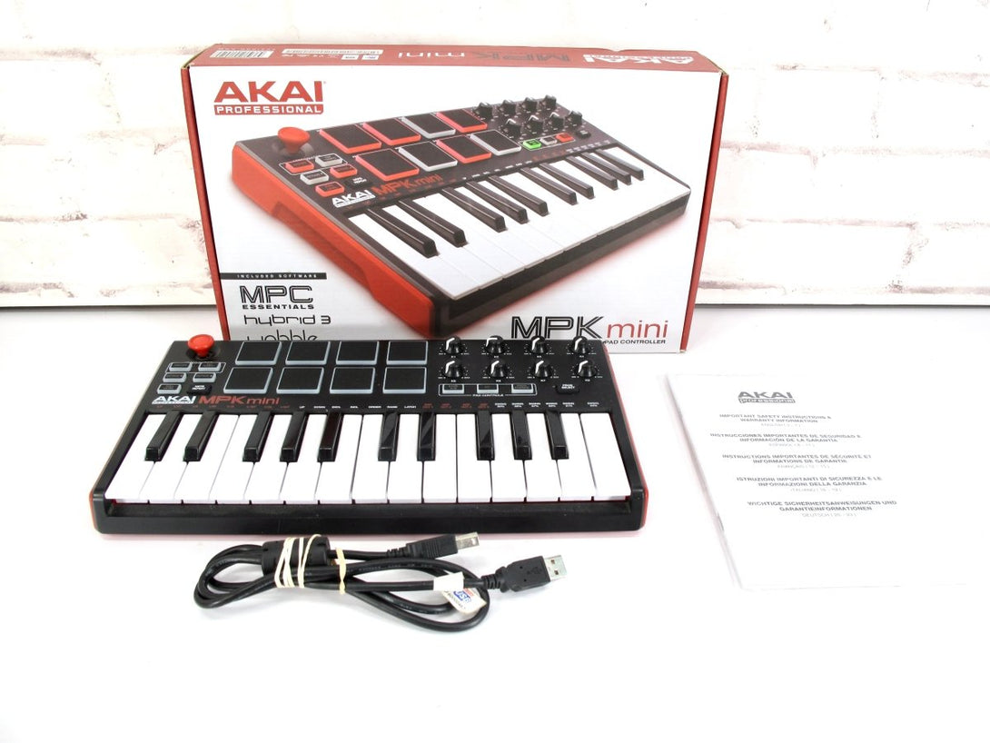 Akai Professional MPK mini MKII MK2 Compact Keyboard Pad Controller - ZeereeZ