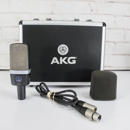 AKG C214 Large Diaphragm Condenser Microphone in Case - ZeereeZ