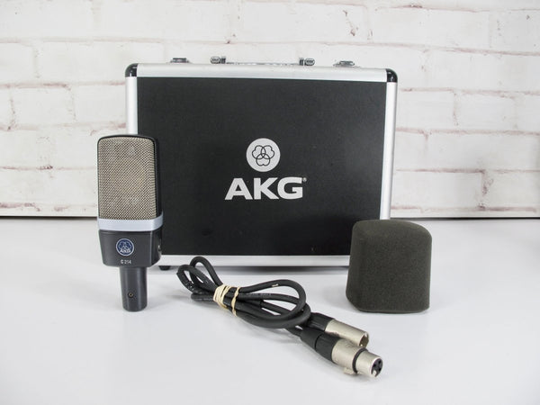 AKG C214 Large Diaphragm Condenser Microphone in Case - ZeereeZ