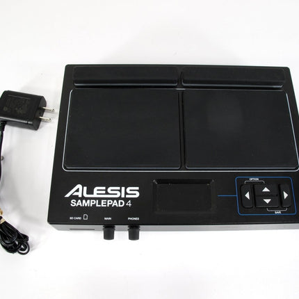 Alesis SAMPLEPAD4 4 Pad Percussion and Sample Triggering Instrument - ZeereeZ