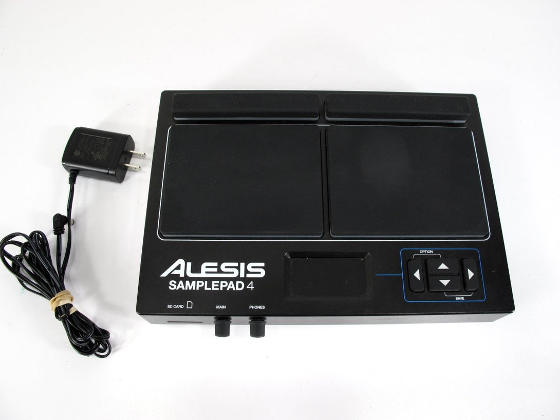 Alesis SAMPLEPAD4 4 Pad Percussion and Sample Triggering Instrument - ZeereeZ