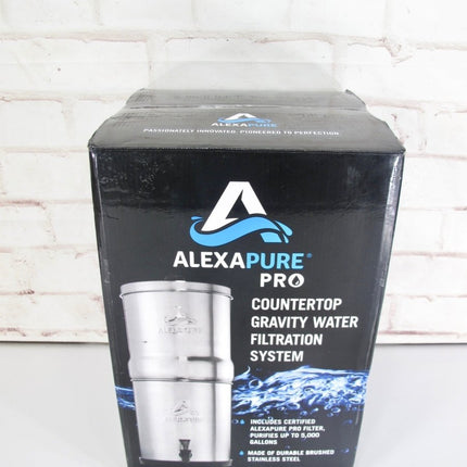 Alexapure Pro Stainless Steel Water Filtration System - 5,000 Gallon Throughput Capacity - ZeereeZ