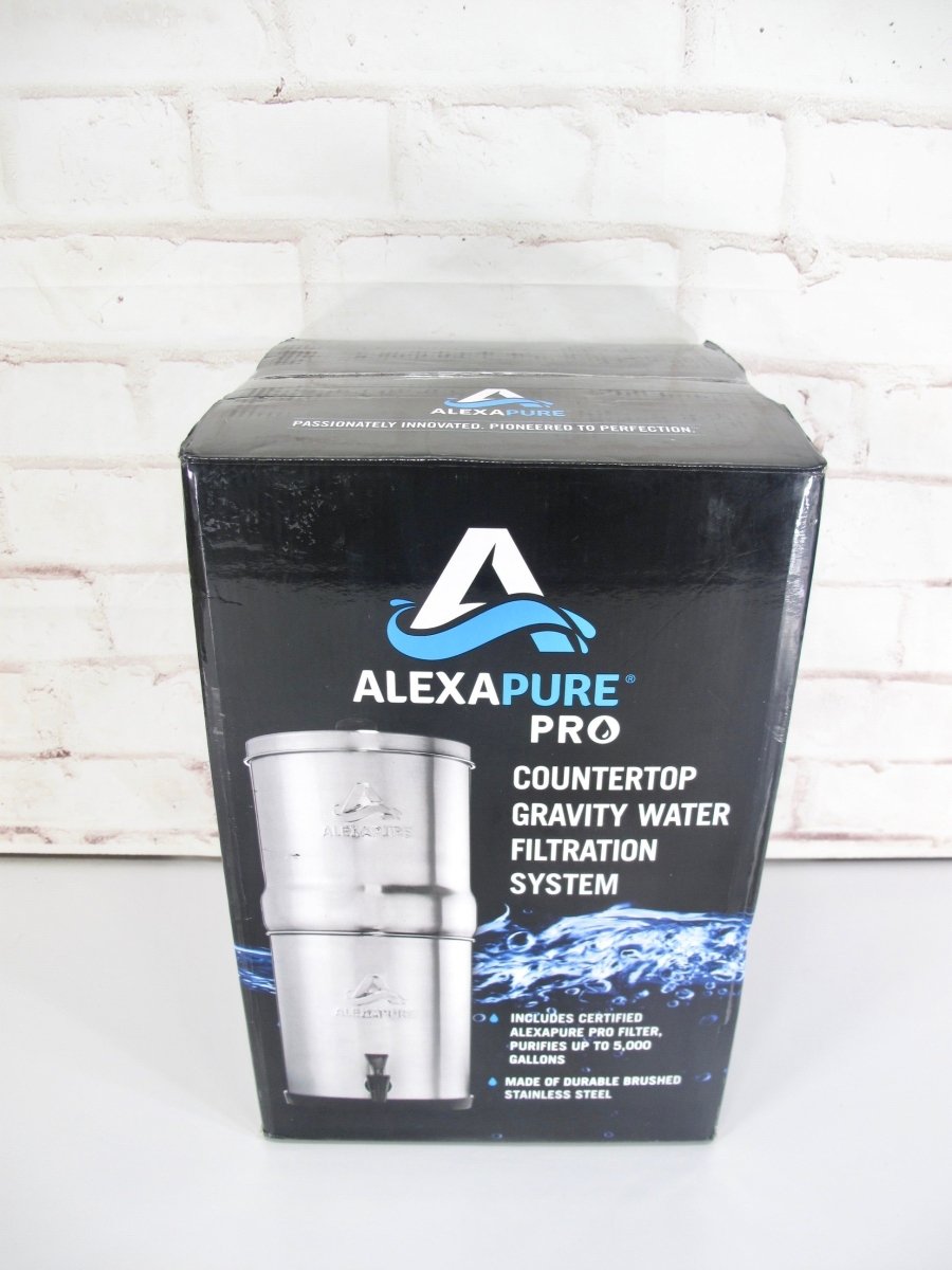 Alexapure Pro Stainless Steel Water Filtration System - 5,000 Gallon Throughput Capacity - ZeereeZ