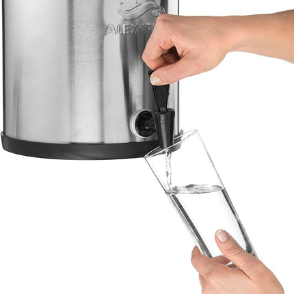 Alexapure Pro Stainless Steel Water Filtration System - 5,000 Gallon Throughput Capacity - ZeereeZ