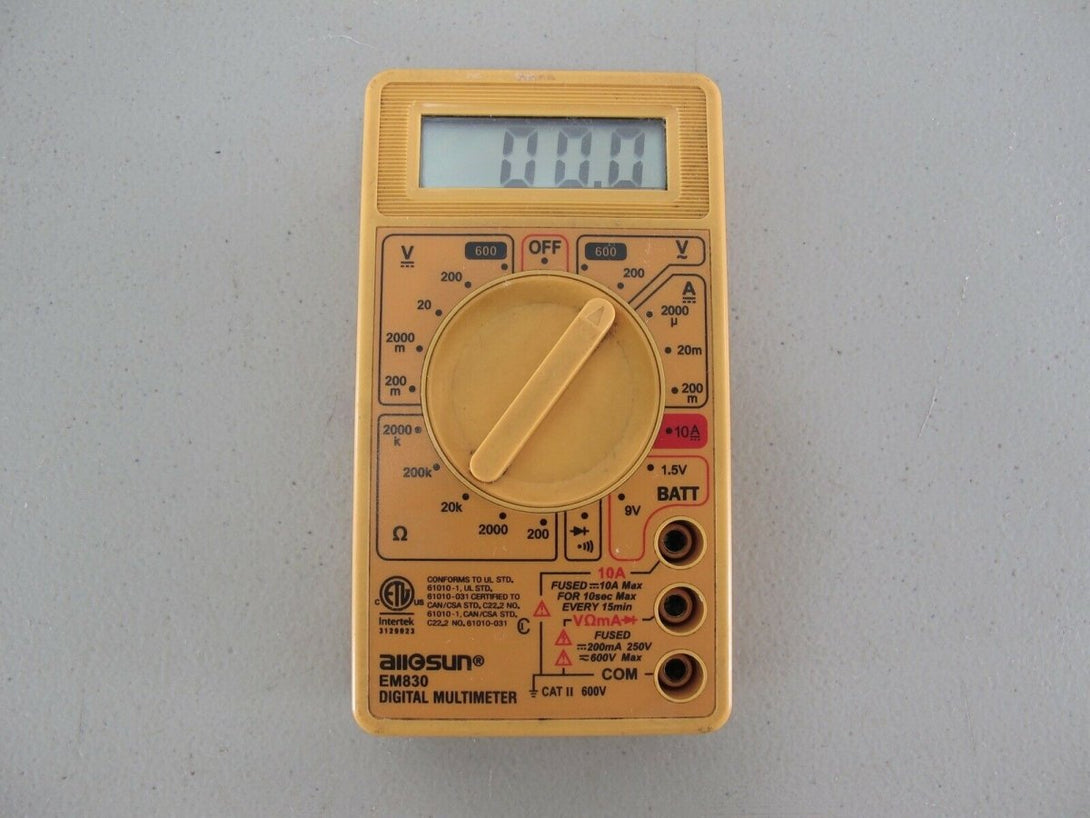 All Sun EM830 Digital Multimeter Electrical Testing Tool - ZeereeZ