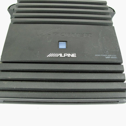 Alpine MRP - M500 500w RMS Monoblock Car Subwoofer Audio Amplifier V - Power - ZeereeZ