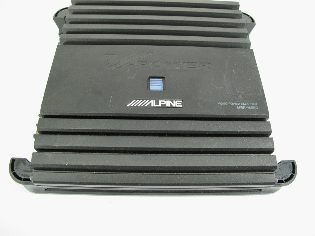 Alpine MRP - M500 500w RMS Monoblock Car Subwoofer Audio Amplifier V - Power - ZeereeZ