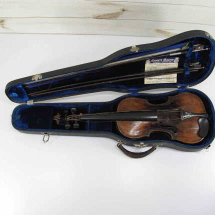 Amati Markneukirchen Schonbach Dutzendarbeit Late 1800s Full Size Violin - ZeereeZ