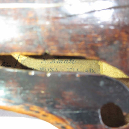 Amati Markneukirchen Schonbach Dutzendarbeit Late 1800s Full Size Violin - ZeereeZ