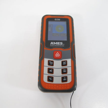 Ames 60M LCD Display 200 Ft. Laser Distance Meter - ZeereeZ