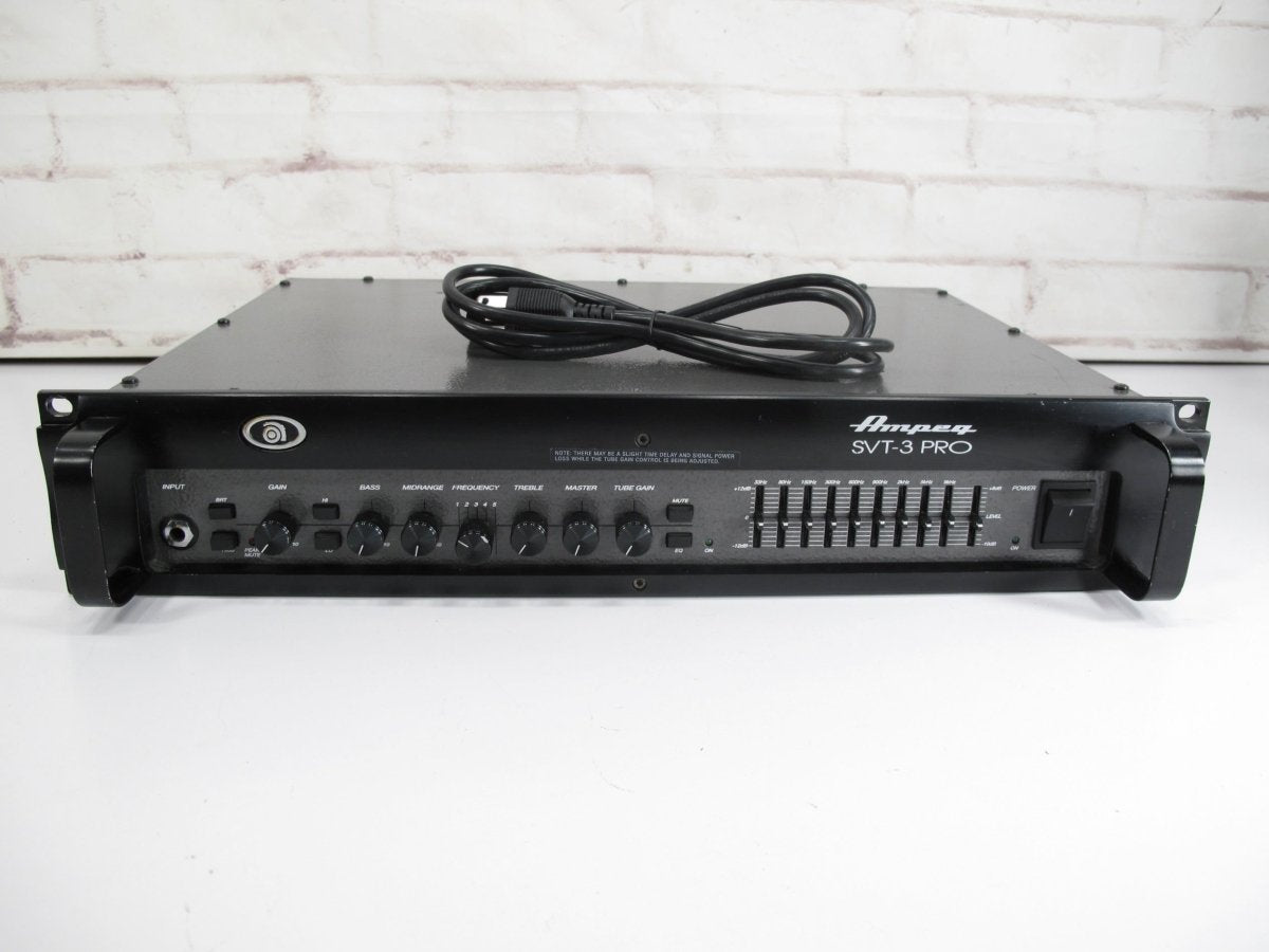 Ampeg SVT-3 PRO 450-Watt Rack Mount Bass Amp Head USA Made – ZeereeZ
