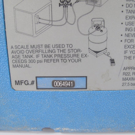 Amprobe ProMax RG5000 HVAC Refrigerant Recover Machine Unit - ZeereeZ