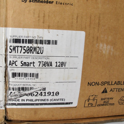 APC 750VA Smart - UPS Rackmount Sine Wave UPS SMT750RM2U 500 Watt - ZeereeZ