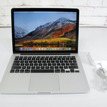 Apple A1502 MacBook Pro Retina Display 2.6GHz 8GB RAM 256 SSD OS X High Sierra Notebook Computer - ZeereeZ