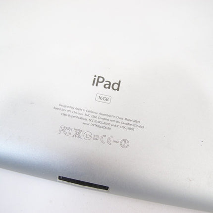 Apple iPad 2 9.7" Wifi 16GB Black Tablet A1395 - ZeereeZ