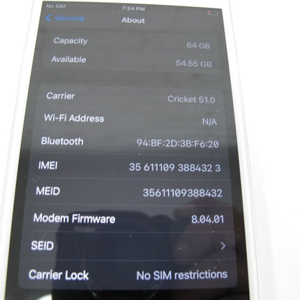 Apple iPhone 8 Plus 64 GB Smartphone Cricket - ZeereeZ