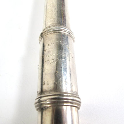 Armstrong 80 Sterling Silver Open Hole C Foot Flute - ZeereeZ