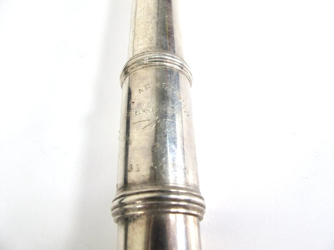 Armstrong 80 Sterling Silver Open Hole C Foot Flute - ZeereeZ