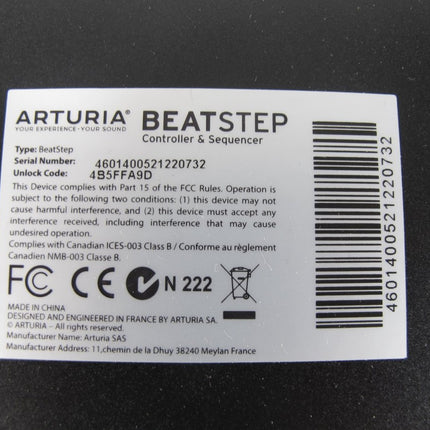Arturia BeatStep 16 Step MIDI Audio Interface Sequencer Controller - ZeereeZ