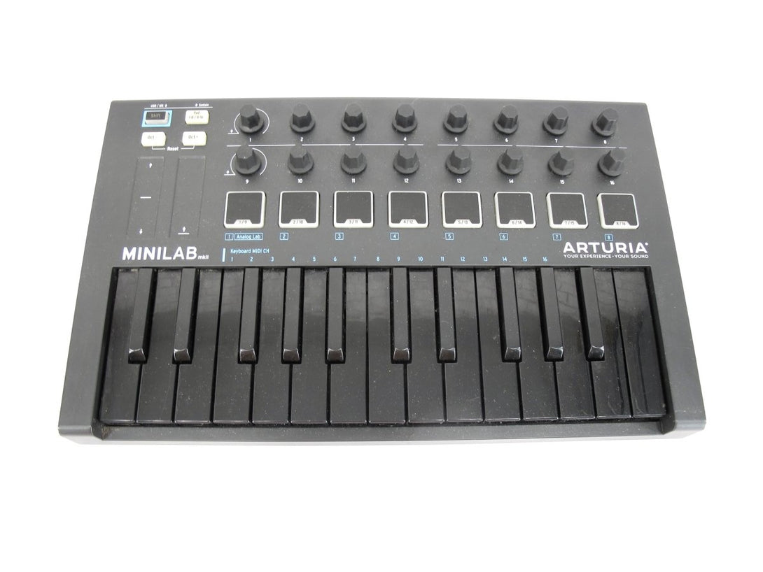 Arturia MINILAB MKII Deep Black 25 Key Keyboard Controller - ZeereeZ