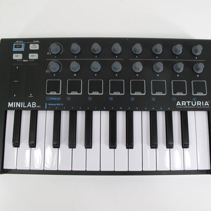 Arturia MiniLab MkII Portable Compact 25 Slim - Key Studio MIDI Controller - ZeereeZ