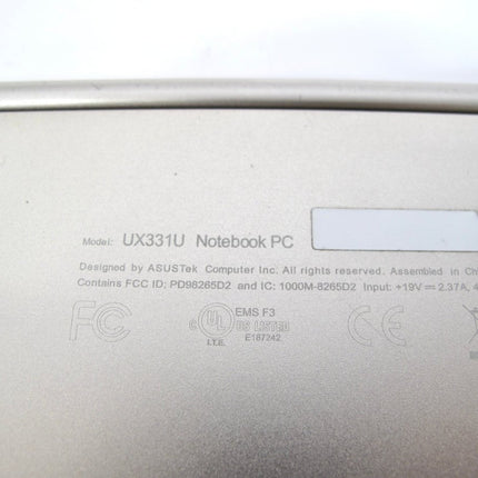 Asus Zenbook 13 i7 - 8550U 1.80GHz 8GB 256 SSD Thin 13.3” Notebook Computer - ZeereeZ