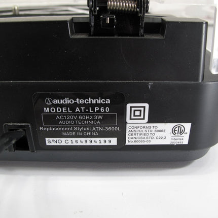 Audio Technica AT - LP60 Fully Auto Belt Drive Stereo Phono/Line Level Turntable - ZeereeZ