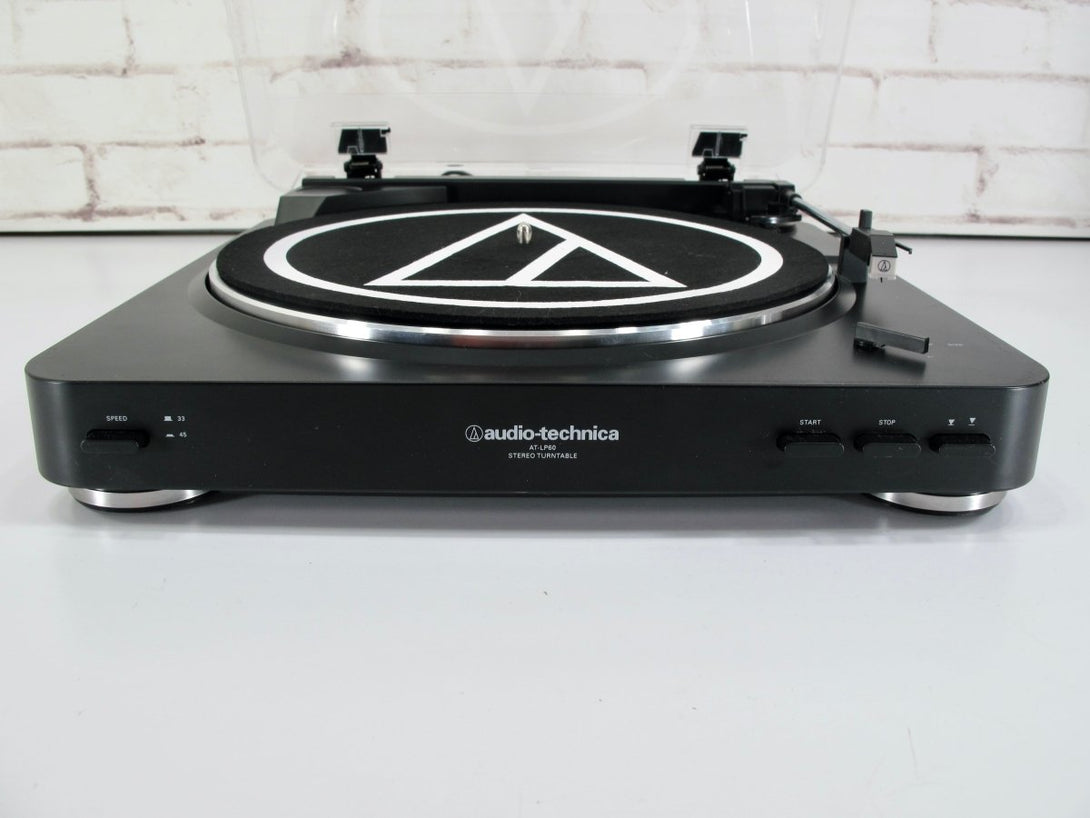 Audio Technica AT - LP60 Fully Auto Belt Drive Stereo Phono/Line Level Turntable - ZeereeZ